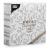 Papstar 50 napkins "ROYAL Collection" 1/4 fold 40 cm x 40 cm grey "Damascato" #85005 Grey 7.8 x 20 x 20 cm