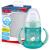 NUK First Choice Sippy Cup Night | 6-18 Months | 150 ml | Glow in The Dark | Handles & Orthodontic latex teats | Leak-Proof | Anti-Colic | BPA-Free | Green Green Glow-in-the-dark