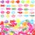 50 Pieces Plastic Barrettes Self Hinge Barrettes for Girl Mini Flower Bow Hair Colorful 80s 90s Cute Clip Multi Design Plastic Barrette Hair Pin in Candy Heart Star Shape Accessory (Classic Style)