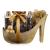 Accentra luxury swimming set gift set in beautiful golden glitter pumps 9-piece luxury beauty set of care set shower set-for a relaxed spa experience single