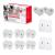 TENS Unit Pads - Premium Quality Snap Replacement Electrodes for TENS and EMS Electrotherapy - Self Adhesive Reusable Patches up to 30 Times (20 Pads) Combo (S L XL) 20 Piece Set