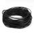 BEADNOVA Genuine Round Leather Cord Black Leather Strips for Jewelry Making Bracelet Necklace Beading (11 Yards,1.5mm) 02.black 1.5mm