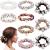 9 Pcs Hair Accessories for Women Girls Pearl Hair Ties Hair Ropes Crystal Elastic Hair Scrunchies Stretchy Bead Hair Bands Ponytail Holders Boho Hair Elastics Ties Handmade Classic Style