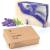 Lubiu lavender soap piece 100g - organic soap lavender handmade - shower soap without palm oil and hand soap firm - nature soap piece - natural soap lavender 100 g (1 Pack)