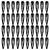 40Pcs Silicone Coated Hair Barrettes for Women  Non-Slip Metal Hair Clip Barrettes  Drop Oil Protection Snap Hair Clips for Kids  Teens  Girls(Black) Color