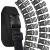 YGDZ Buckles Strap Set 10 Yards 1 Inch Nylon Webbing Strap with 20 Set Side Release Plastic Buckles for Luggage Strap Backpack Repairing Black One Side Adjustable