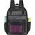 Heavy Duty Semi-Transparent Mesh Backpack , See Through College Student Backpack - Black