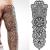 Tatodays 2x temporary tattoo viking nordic compass full arm stick on body art viking medieval celtic transfer for women and men cosplay halloween adult temp tattoo tree of life wolfs fancy dress party cosplay