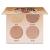 Highlighter Palette,Highlighter Makeup Palette, Glow Bronzer Highlighter Powder Kit,Face illuminator makeup palette