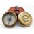 KHUMYAYAD Brass Pocket Compass Antique Brass Handmade Fully Functional with Leather Case