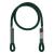 GM CLIMBING 8mm (5/16") Prusik Sewn Eye-to-Eye Pre-Sewn 30 inch Black-30 inch
