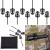 BOOSTEADY Pack of 10 Tactical Gear Clip Molle Web Dominators for Outdoor Hydration Tube Backpack Straps Management with Zippered Pouch Black