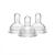 Medela Slow Flow Bottle Nipples with Wide Base  Baby Newborns Age 0-4 Months  Compatible with All Medela Breast Milk Bottles  Made Without BPA  3 Count (Pack of 1)