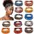 12 Pcs African Headband Knotted Wide Yoga Stretchy Bandeau Thick Headbands for Women Boho Elastic African Head Wraps African Gifts for Women Hair Accessories for Girls Lady Workout Running Sports