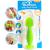 Bumco Diaper Cream Brush - Mini Baby Bum Brush with Travel Case Baby Butt Paste Diaper Cream Spatula Butt Paste Spatula for Baby Butt Cream Mini Diaper Cream Applicator Butt Spatula Baby Green