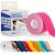 Proworks Kinesiology Tape | 5m Roll of Elastic Muscle Support Tape for Exercise Sports & Injury Recovery Hot Pink