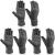 3 Pairs Compression Craft Arthritis Hands Gloves Fingerless Pressure Gloves Joint Relief Hand Gloves for Quilting Support Sewing Knitting Typing Household Duties (Gray L) Gray L
