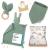 R uberella Baby Gift Boy & Girl includes gift card comforter teething ring and bib birth mint