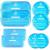 Tutmyrea Ice Packs for Injuries Reusable 8 Pack Soft Gel Ice Pack Hot and Cold Compress Gel Ice Pack for Kids Boo Boo Cold Packs for Injuries Migraines First Aid Pain Relief Wisdom Teeth 8 Piece Assortment