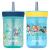 Contigo Paw Patrol Kids Plastic Water Bottle Spill-Proof Tumbler with Straw for Kids Dishwasher Safe 14oz 2-Pack 2 Pack Paw Patrol
