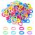 Hanyousheng 200 Pcs Baby Hair Bands Baby Hair Bobbles Candy Color Toddler Hair Bands Multicolor Toddler Hair Bobbles Seamless Elastic Hair Bands for Baby Girls Kids Toddlers 8 colors