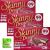 3x Bundle Containing Cherry Bakewell Skinny Snack Bars With Oerich Inspirational Card