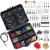 TOPFORT 187/230pcs Fishing Accessories Kit, Including Jig Hooks, Bullet Bass Casting Sinker Weights, Fishing Swivels Snaps, Sinker Slides, Fishing Set with Tackle Box 187pcs Fishing Accessories kit