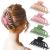 Hair Clips for Women - OPAUL Matte Nonslip Large Hair Claw Clips for Thick and Thin Hair, 4.7 Inch Strong Hold Big Hair Clips Fashion Hair Styling Accessories Christmas Gifts for Women Girls (4 Pack) Pink, Green, Khaki, Black