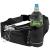 Athle Sport Running Belt with Vertical Bottle Pocket Black