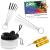 Master Airbrush 13 Piece Airbrush Cleaning Kit - Glass Cleaning Pot Jar with Holder  5 pc Cleaning Needles  5 pc Cleaning Brushes  1 Wash Needle  & How To Link Card
