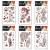Adecco LLC 6 Sheets Flower Temporary Henna Tattoos, Fashion Flash Women Tattoo, Henna Stickers, Waterproof Red Ink Body Art Stickers 2