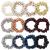 Dizila 12 Pack Stretchy Bling Glitter Sparkly Pearl Hair Ties Scrunchies Beaded Hair Elastics Decorative Thin Thick Hair Ponytail Holders Bracelet Hair Ropes Bands Beautiful Accessories for Women Girl