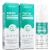 Foam Toothpaste 2PCS,Stain Removal Toothpaste for Sensitive Teeth, Snow Teeth foaming Whitening,Baking Soda Spearmint Whitening Mousse Mouth Wash Water for Travel Friendly