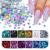 Pentagram Shape Holographic Nail Art Glitter 12 Color Nail Charms Star Nail Art Sequins Design Supplies DIY Decoration for Women Girls