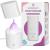 Ecoblossom Menstrual Cup Sterilizer - Modern Menstrual Cup Cleaner Unscented Sanitizer - 2-Minute Automatic Steam Wash - Holder Fits Small Soft & Large Period Disc - Steamer Wipes Out 99.9% of Germs 1 Count (Pack of 1)