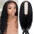 28 Long Curly Synthetic Hair Wigs Black Small Lace Front Wigs for Women Loose Deep Wave Wig 4 Fake Scalp Middle Part Natural Looking Crimps Curls Hair Replacement Wigs for Daily Party Use (1B)