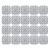 20 Electrodes Compatible with COMPEX - TENS EMS Pads Easy snap 5x5cm - Button Connection 3.75mm - axion Brand Quality
