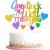Elicola We Will Miss You Good Luck Cake Toppers Glitter We Will Miss You Cake Topper for Job Change Retirement Graduation Party Cake Decorations Multicolor