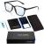 BLU ARMA Blue Light Glasses for Men & Women with Glasses case Reading Glasses - Gaming Glasses to Prevent Migraine Eye Strain and Improve Sleep UV 400 Protection - CE & FDA Certified Black Panther
