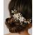 SWEETV Handmade Wedding Hair Comb for Bridal Hair Accessories Flower Bridal Hair Clip Hair Pieces for Wedding