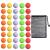 40 Pack Foam Golf Practice Balls - Realistic Feel and Limited Flight Training Balls for Indoor or Outdoor 5 Color, 8 Pack of Each Color