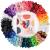 ADRIONE Hair Scrunchies for Women Girls 60 Pack Satin Silk Scrunchies for Hair Satin Scrunchies for Curly Hair Satin Hair Scrunchies for Women's Hair Satin Silk Scrunchie Bulk Pack