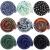 Dingion 9 Pieces Spiral Lock Hair Tie Long Dreadlock Accessory Hair Bands Bendable Iron Wire Ponytail Holders Colorful Dreadlock Hair Tie for Women Men Thick Long Curly Hair  9 Styles