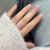 Danni & Toni half-hardened gel nail films (tint nude) nude-rosa glitter single color uv gel nail foil nail design nail foil uv hardening wraps 28 sticker tint nude-de