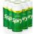 Spry Fresh Natural Xylitol Chewing Gum Dental Defense System Aspartame-Free Sugar Free Gum - Spearmint - 27 Count - Pack of 6