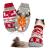 HYLYUN Cat Christmas Sweater 2 Packs - Puppy Christmas Sweater Pet Reindeer Snowflake Sweaters for Kittys and Small Dogs Medium(Pack of 2)