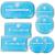 Reusable Hot and Cold Gel Ice Packs for Injuries | Cold Compress, Ice Pack, Gel Ice Packs, Cold Pack, Gel ice Pack, Cold Packs for Injuries | 7 Pack 7 Count (Pack of 1)