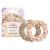 Invisibobble Sprunchie slim alegria rooting for you i 2x fabric hair tie beige apricot girls & women I no knott strong hold hair -friendly i scrunchie designed in the heart of Munich apricot