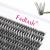 Individual Lashes Fadlash Cluster Eyelashes Extension 40 Root 0.07mm D Curl 10mm Single Length Eyelashes Individual Cluster Lashes Self-Application DIY Lashes Extensions 10mm 40D-0.07-D