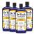Dr Teal's Foaming Bath with Pure Epsom Salt Prebiotic Lemon Balm & Essential Oils 34 fl oz (Pack of 4) (Packaging May Vary)